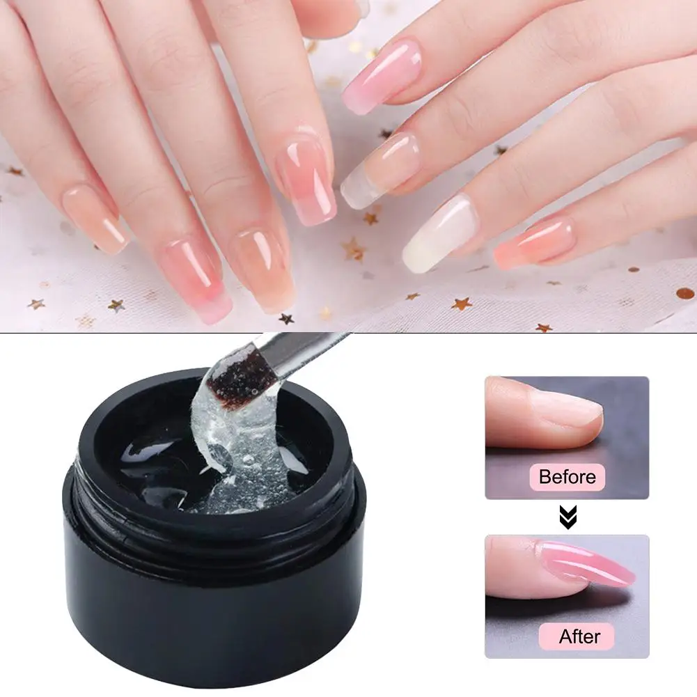 1pc Fiber Gel Cracked Nail Repair Gel Protective Harmless Resin Extension Repair Gel Broken