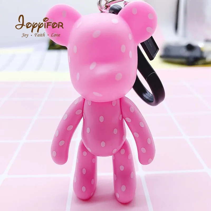 Joyifor Bearbricklys брелок с героями мультфильмов классические фигурки медведь автомобильный брелок Симпатичная детская Мишка сумка кулоны-куклы модель детского подарка