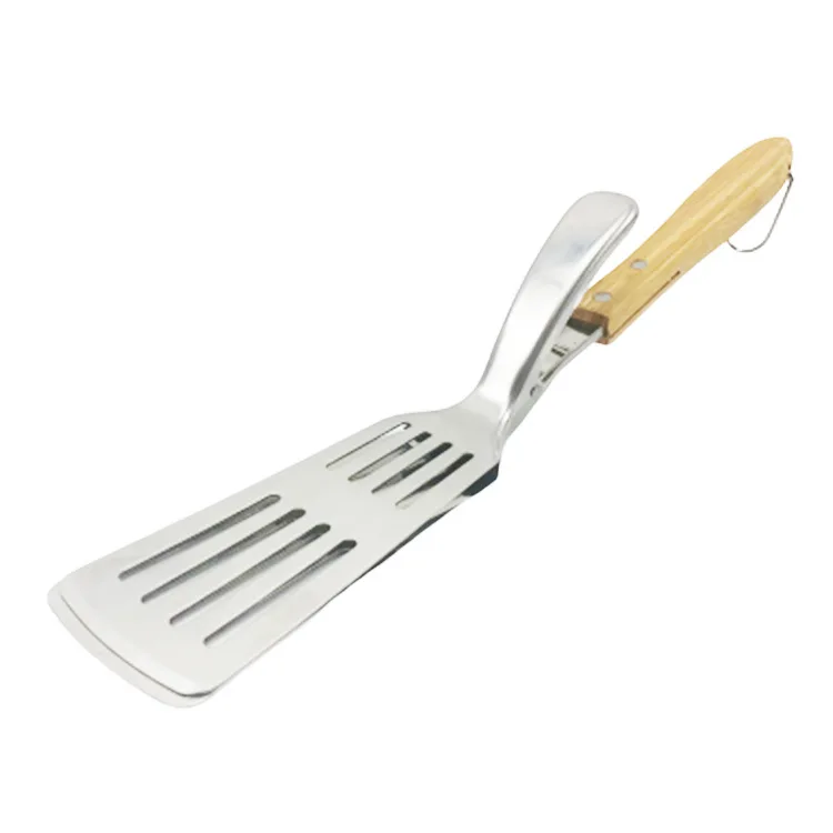 Multifuntion Bbq Spatula Barbecue Food Tongs Stainless Steel Turners