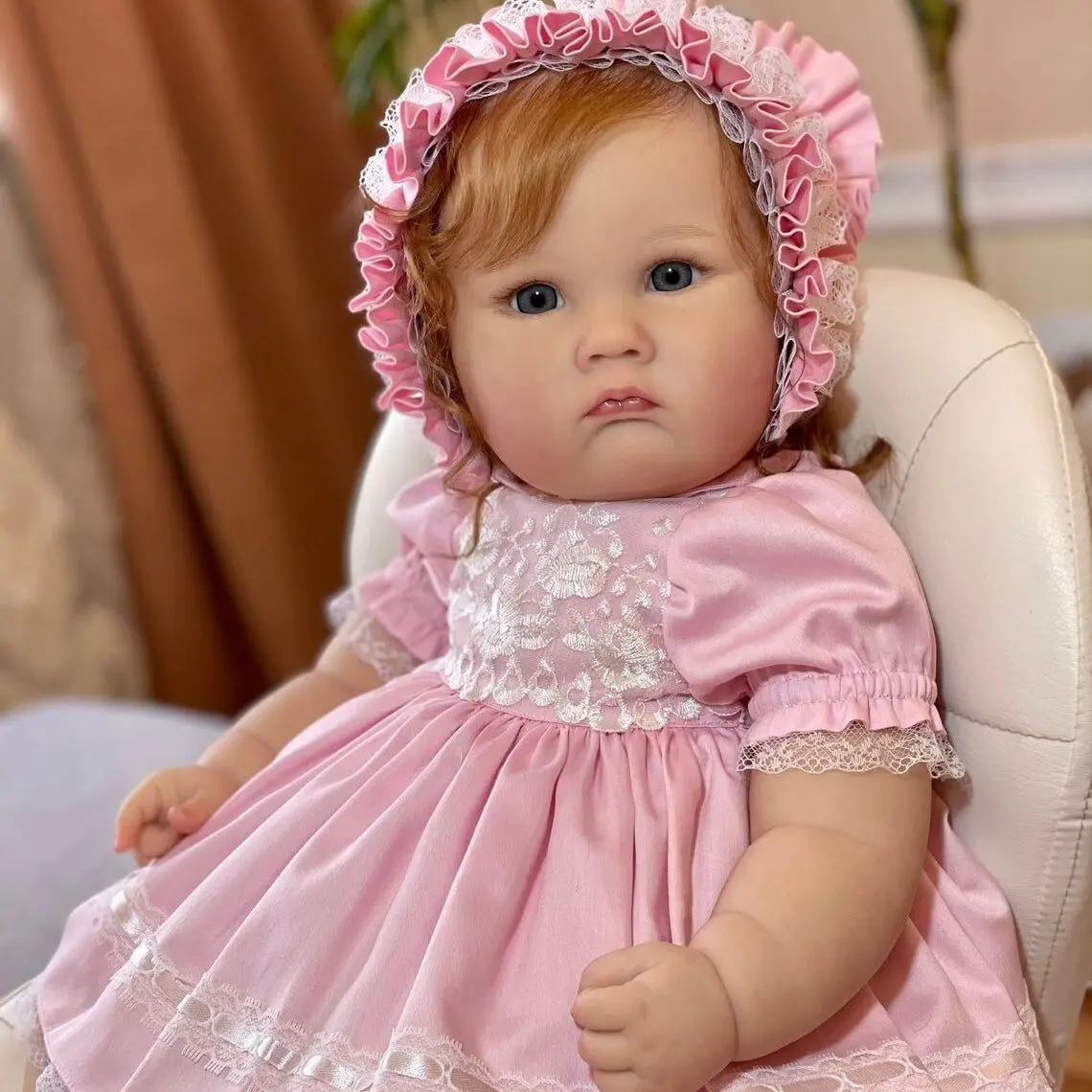 

NPK DOLL 24 inch Bebe Reborn Toddler Charlltte girl princess doll Boutique silicone reborn baby dolls children gift