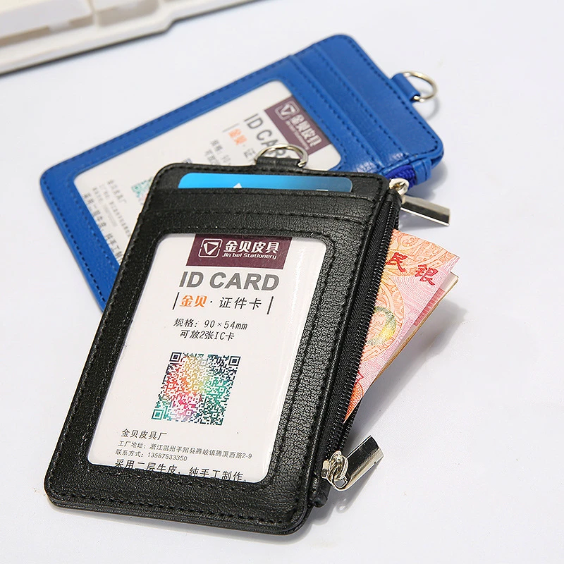 1 шт. кожаных сумках работы ID держатель для карт кредитной карты бейджа доктор