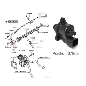 

Metal Idle Air Control Valve MD628318 MD628168 MD628166 1450A069 MD628119 For Mitsubishi For Golan For Lancer For Outlander