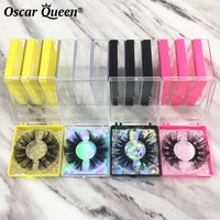 Lash Boxes Packaging Bulk 15-25mm Mink Eyelashes Box Package Wholesale 3D Lashes Box Cases Custom Lash Boxes Packaging With LOGO 2
