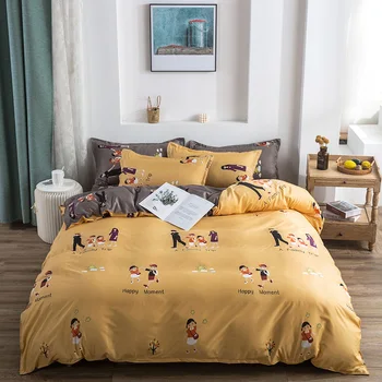 

cartoon bedding set kawaii bed linen for kids adult cute duvet cover bed sheet pillowcase bed set single queen size