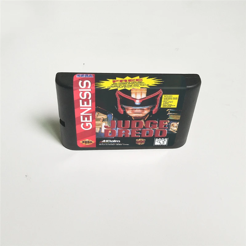 Jugde Dredd-крышка США с розничной коробкой 16 бит MD игровая карта для Sega megadrive Genesis игровая консоль