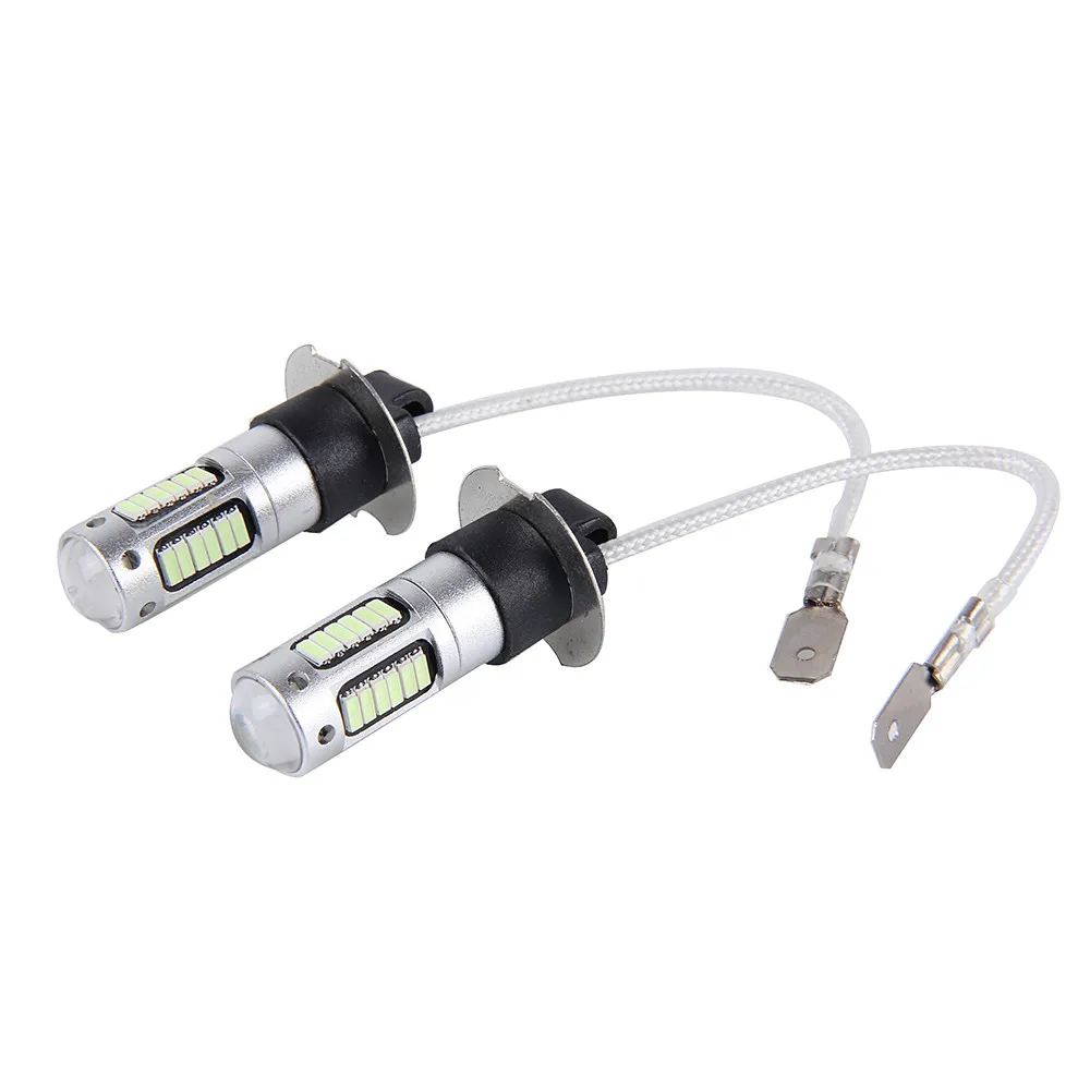 2 шт. H3 4014 30SMD лампы высокой мощности автомобиля светодиодный автомобильные Противотуманные фары лампы фары 6000K свет автомобиля Новое поступление светодиодный фары# BE