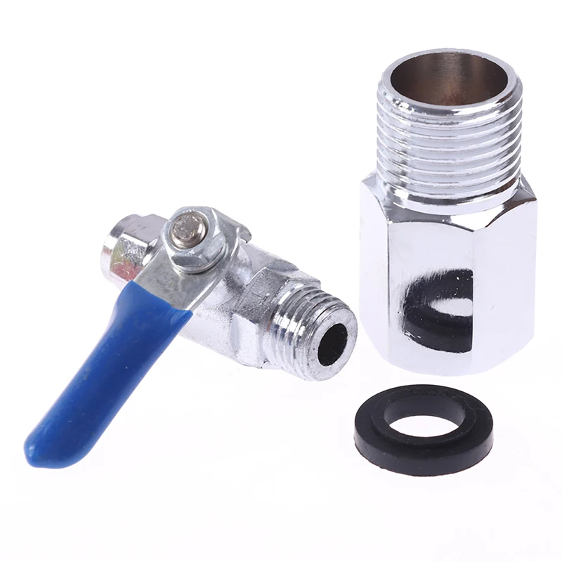 

1PC Feed Filter Water Adapter Ball Valve Tap Reverse Osmosis Switch Alloy Durable 1/2" Female to 1/4" Water Filter System