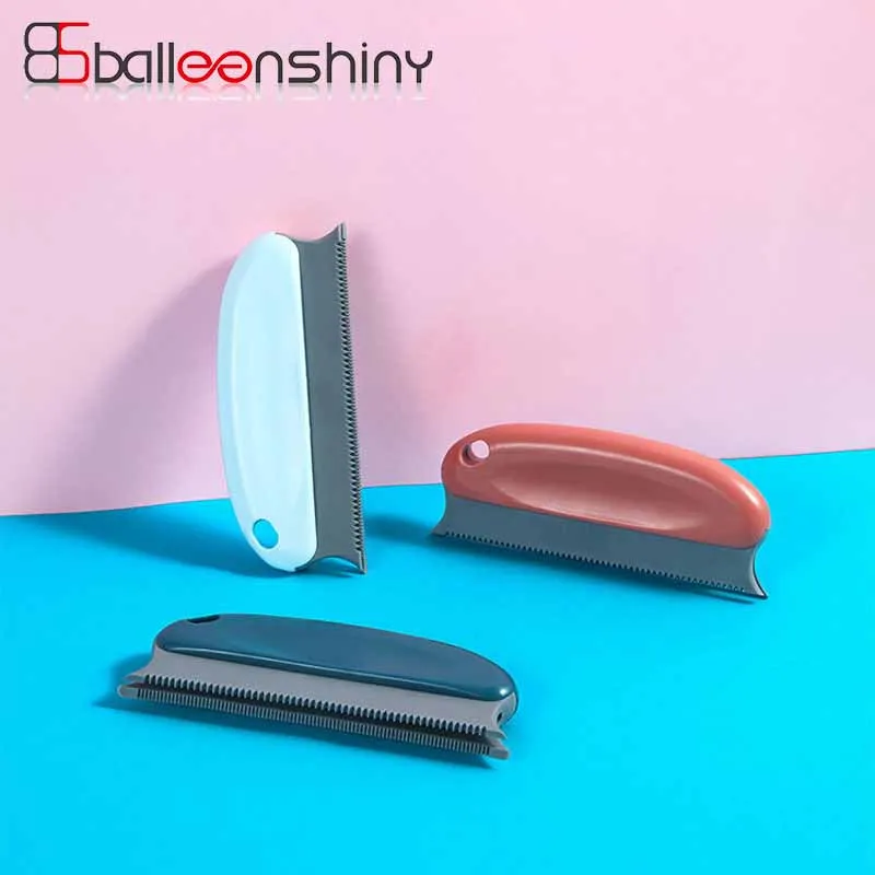 BalleenShiny Расческа для собак, щетка для чистки шерсти, щетка для удаления волос, инструмент для ухода за кошками, мягкая ручка для дивана, аксессуары для домашней уборки
