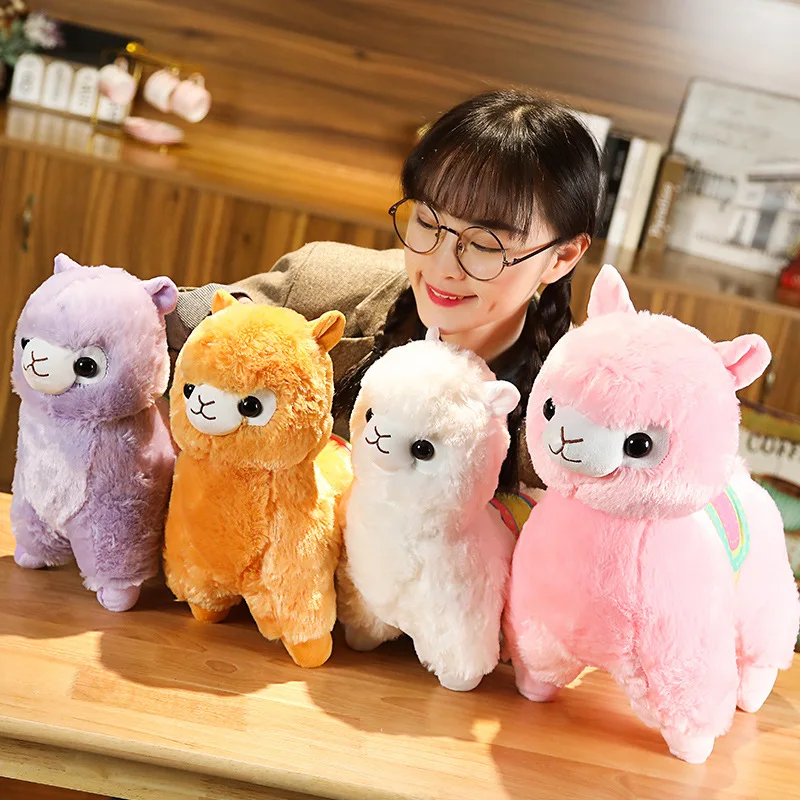 35-50CM new fashion plush toy stuffed alpaca doll pillow toy doll children playmate furniture decoration children birthday