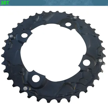

38T Bike Dental disc Steel Chainwheel Stencil For Shimano Crankset Bicycle Double Sprocket Wheel 10/11 Speed