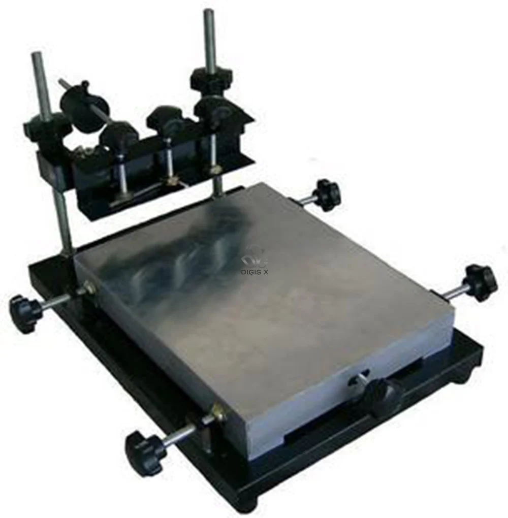 

Free shipping manual stencil printer, T-shirt screen printing machine 440X320mm middle size