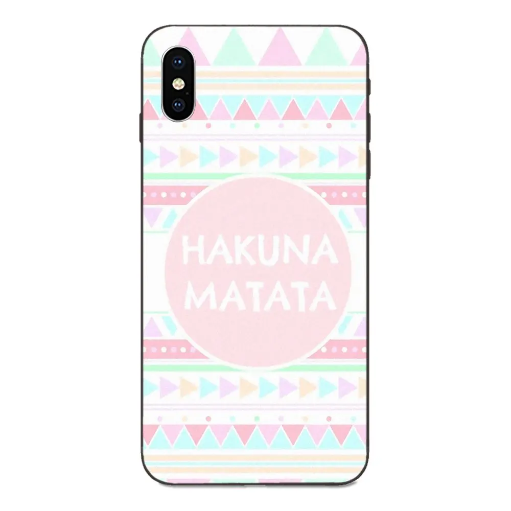 Мягкие чехлы для Xiaomi mi x Max Note 2 2S 3 5X6 6X8 9T SE A1 A2 A3 CC9e Lite Play Pro F1 Lion King Hakuna Matata Black