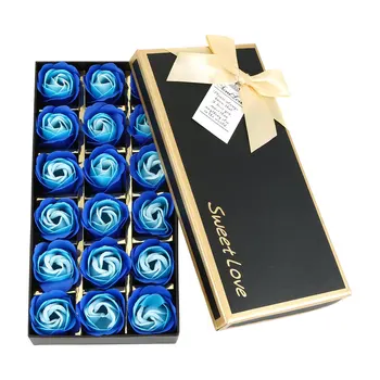 

18 Gradually Happy Roses Gift Box Rose Flower Sweet And Romantic Valentine'S Day Wedding Propose Marriage 18 Pcs Roses With Box