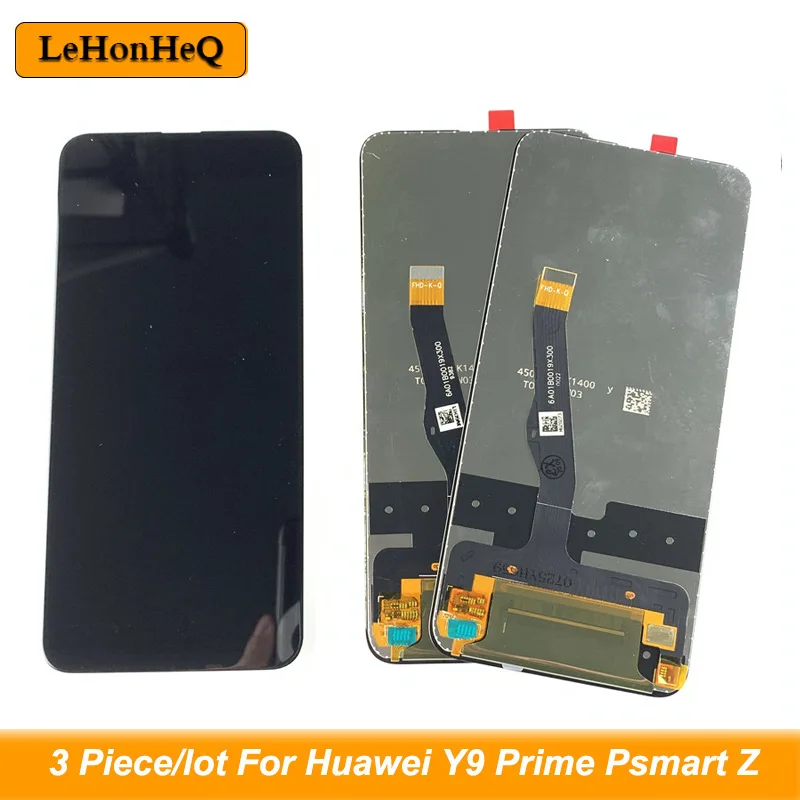 3 шт./лот ЖК-дисплей 6 59 дюйма для Huawei Y9 Prime 2019 / P Smart Z STK-LX1 сенсорный экран дигитайзер