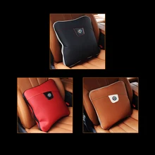 Автомобильное сиденье поясничное поддерживающее кресло подушка с низкой спинкой Подушка защита талии с памятью хлопок для Alfa Romeo Giulietta 159 Stelvio 147