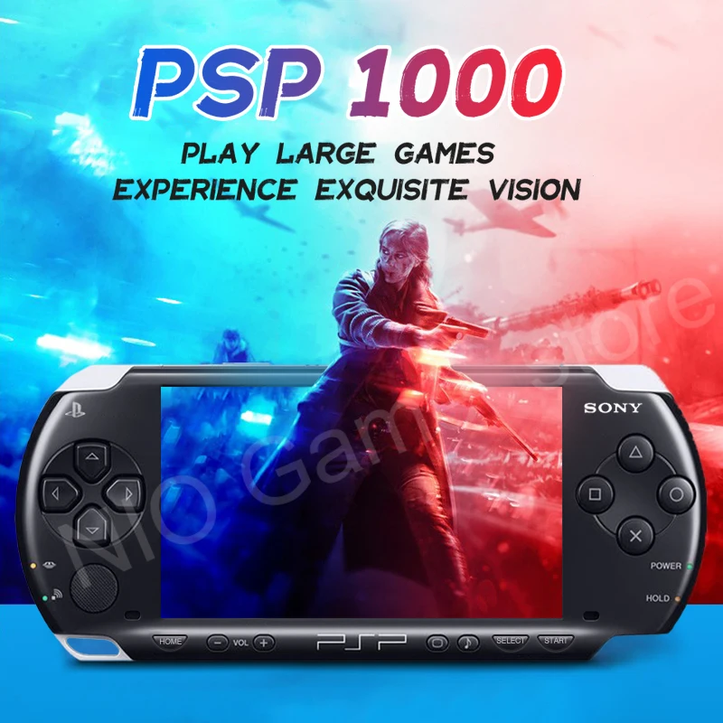 Restored Sony PlayStation Portable Core PSP 1000 Black Handheld PSP-1001  (Refurbished) 