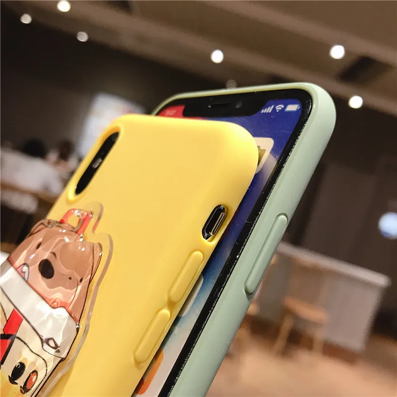 Мягкий силиконовый чехол с медведем для Huawei Honor 20 pro 8 9 10 LTE 10i Play милый телефона 8A 8X
