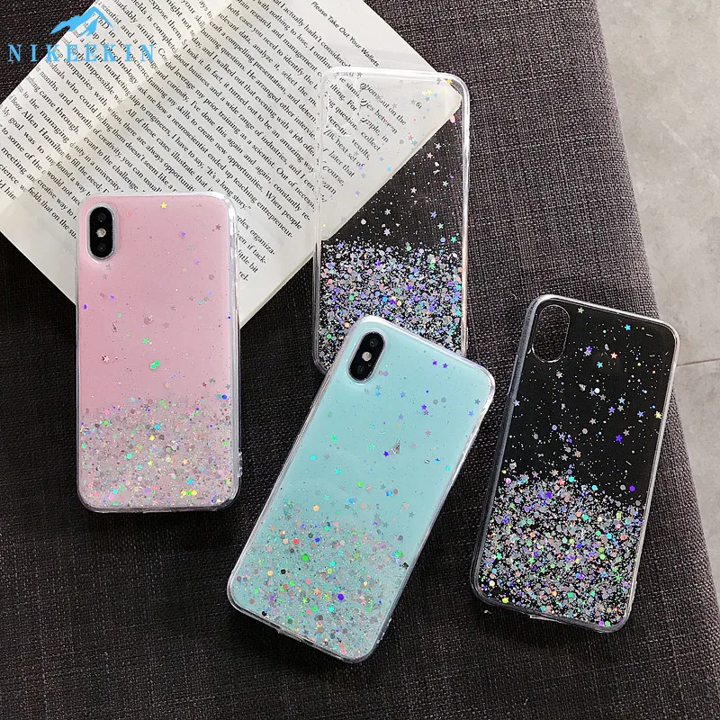 Блестящий Мягкий чехол из ТПУ для Samsung A31 A01 A21S A11 A41 A51 A71 A10S A20S A30 A50S A70S M31 M30S M21 M11
