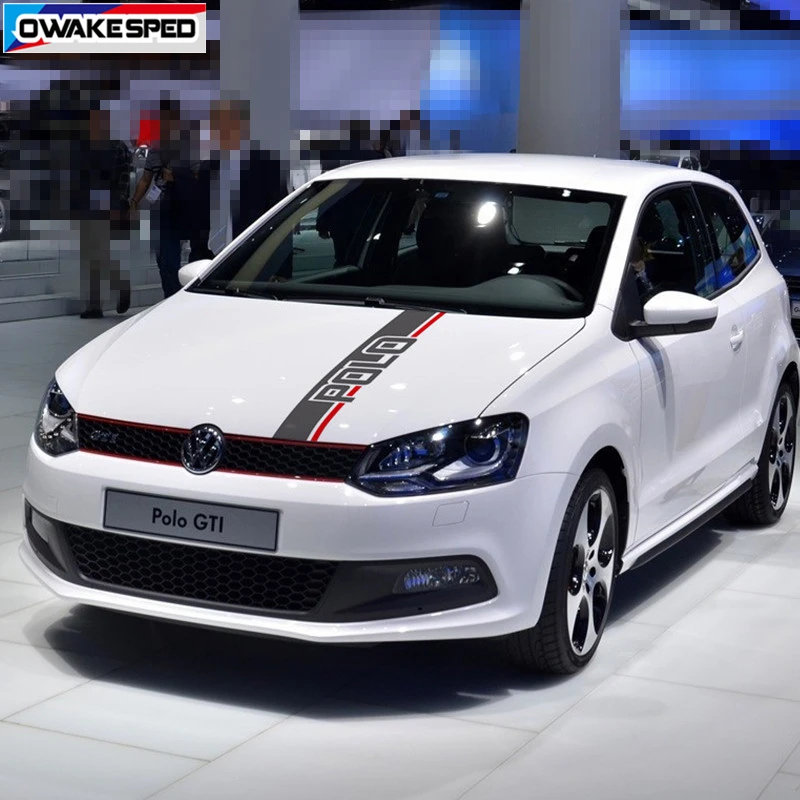 Car Hood Bonnet Decals Performance Limited Edition Sport Stripes For Volkswagen Polo Wrc Gti Tsi Auto Engine Cover Decor Sticker Car Stickers Aliexpress