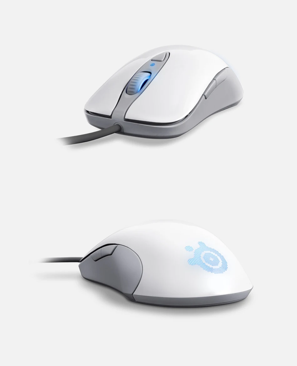 Профессиональная игровая мышка SteelSeries сэнсэй сырой Frostblue SteelSeries двигателя SteelSeries мороз синий SteelSeries сенсей