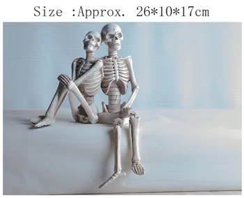 

HALLOWEEN SCARY DOLL HAUNTED HOUSE ESCAPE TERROR PROP SKULL SCULPTURE HUMAN HEAD RESIN REPLICA MEDICAL MODEL