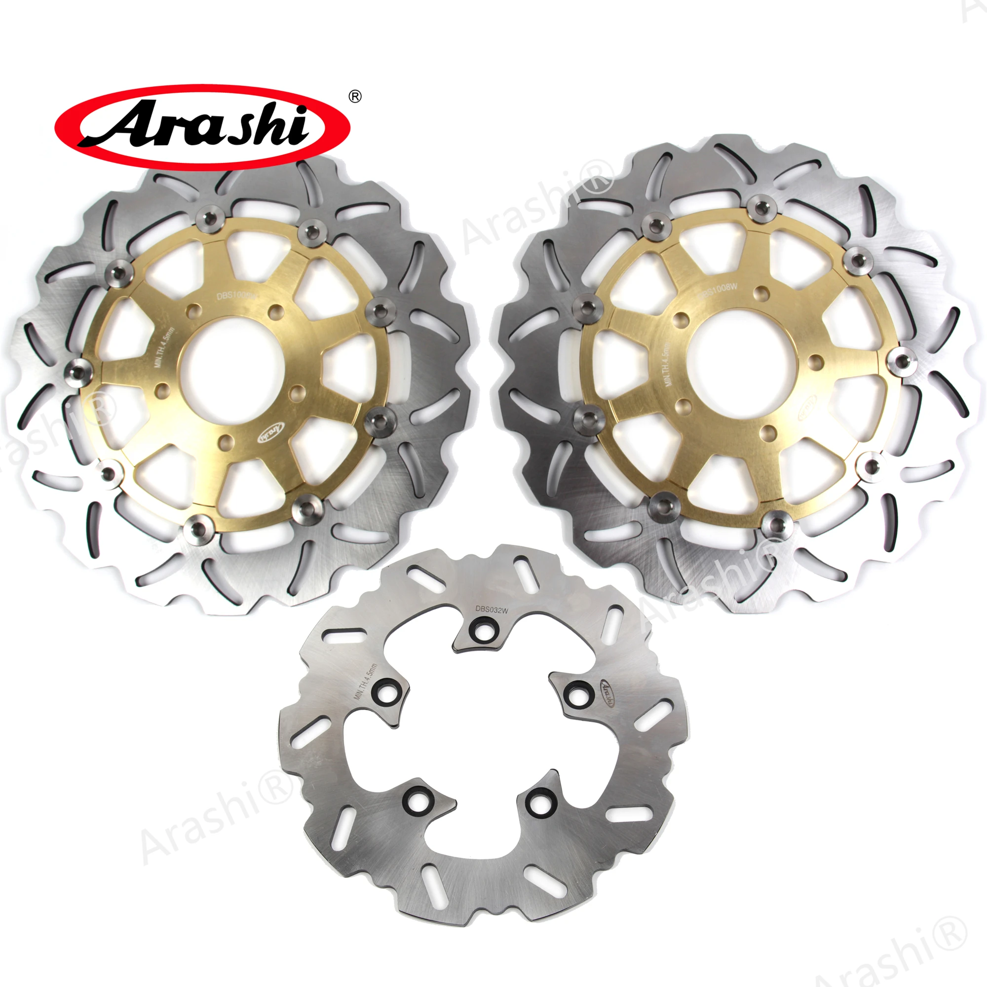 Arashi 1 Set 300 / 220 mm CNC Schwimm Vorne Hinten Bremsscheibe Rotoren Für  SUZUKI GSXR GSX R 600 750 GSX600R GSX750R 2004 2005