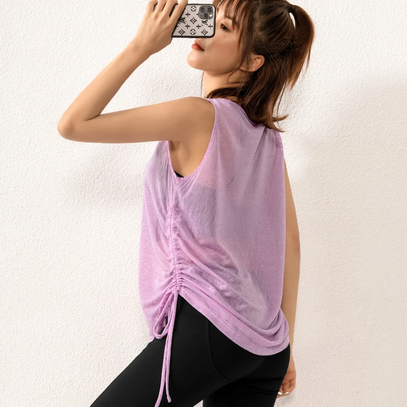 polyester spandex tops