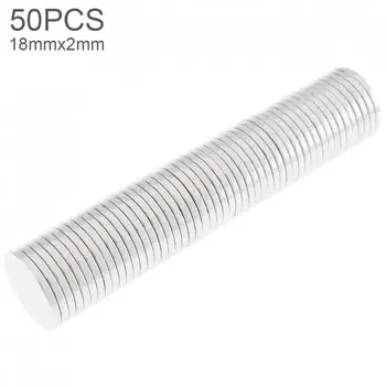 

50pcs 18 x2mm Mini Strong Magnetite Earth Neodymium Magnets with Round Disc Type and Permanent Magnet for Home/Office/Laboratory