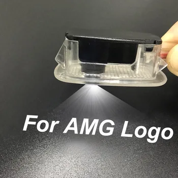 

2pcs For AMG Logo For Mercedes Benz S Class W221 GLK CLK SLS ML SL Car Door Welcome Light Warning Courtesy Laser Projector Lamp