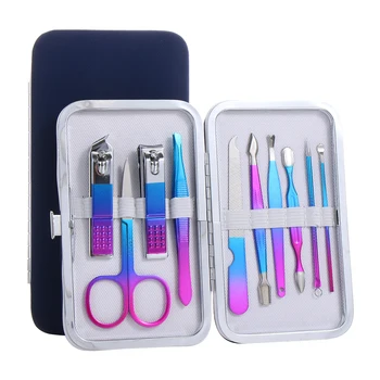 

New 4/7/10/12/15 Pcs Manicure Set Stainless Steel Nail Clipper Set Beauty Pedicure Knife Professional Manicure Tool Nail Kit