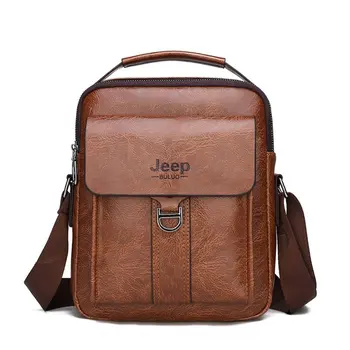 

PosBuy Men Business Fashion Briefcases Shoulder Handbags Male High Quality PU Messenger Bags iPad Bag Middle Size Briefcase Tote