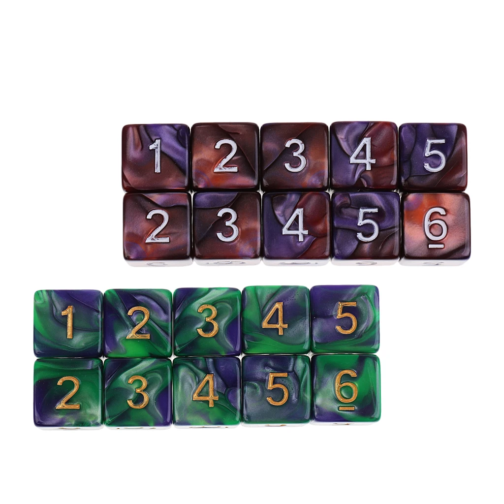 20 шт новая игра в кости для настольных игр, семьи, друзей Подарочная игра