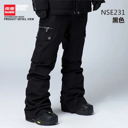 

NANDN Ski pants clip cotton waterproof thermal snowboarding and skiing gear