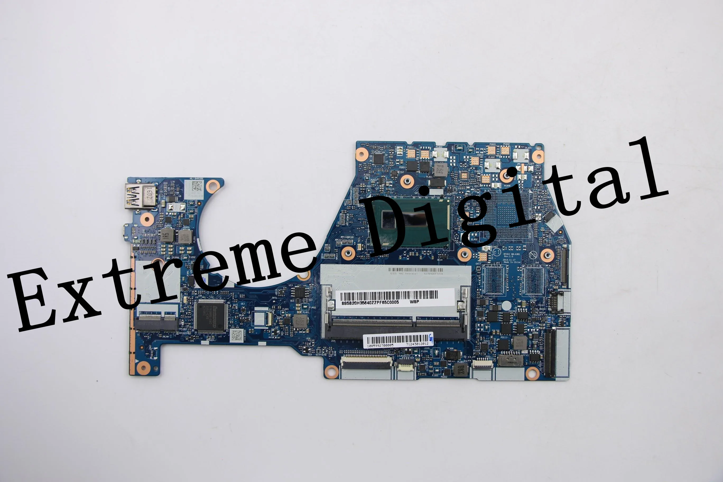 NM-A381 материнская плата для ноутбука Lenovo YOGA3 14 BTUU1 REV: 1 0 I7-5500U оригинальный