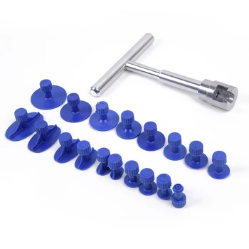 

Puller Dent Repair Tool Lifter Body Paintless Removal W/ 18 Tabs Silver