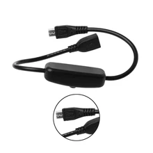 Удлинительный кабель питания Micro USB для Pi Android Raspberry Удлинительный кабель