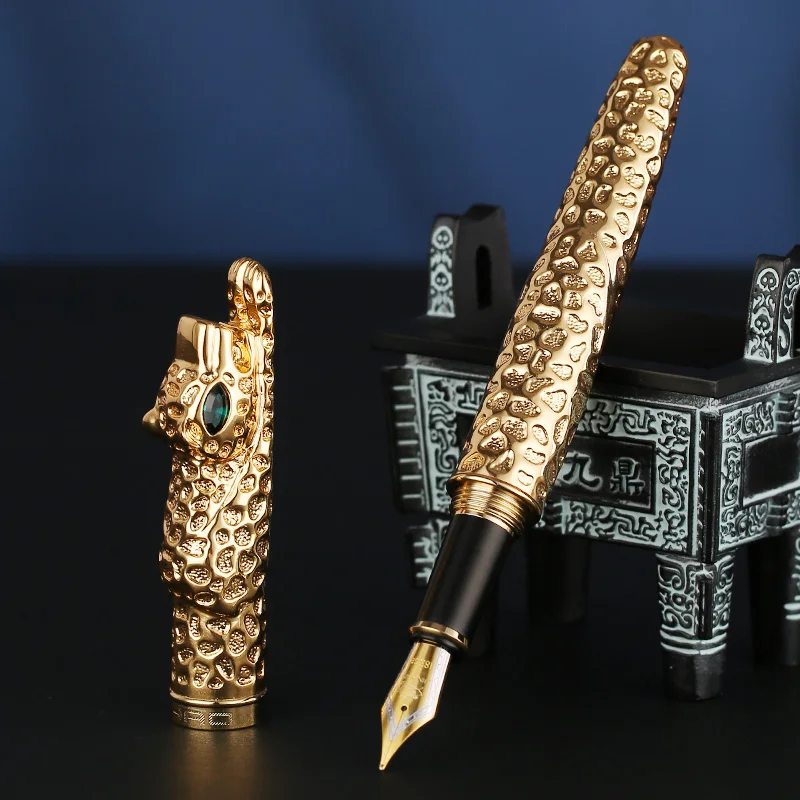 Jinhao новая роскошная перьевая ручка леопардовая чернильная художественные ручки Роскошная коллекция