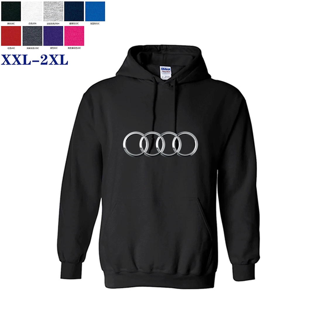 Осенняя Толстовка Audi- DIY мужские повседневные толстовки Мужская модная флисовая