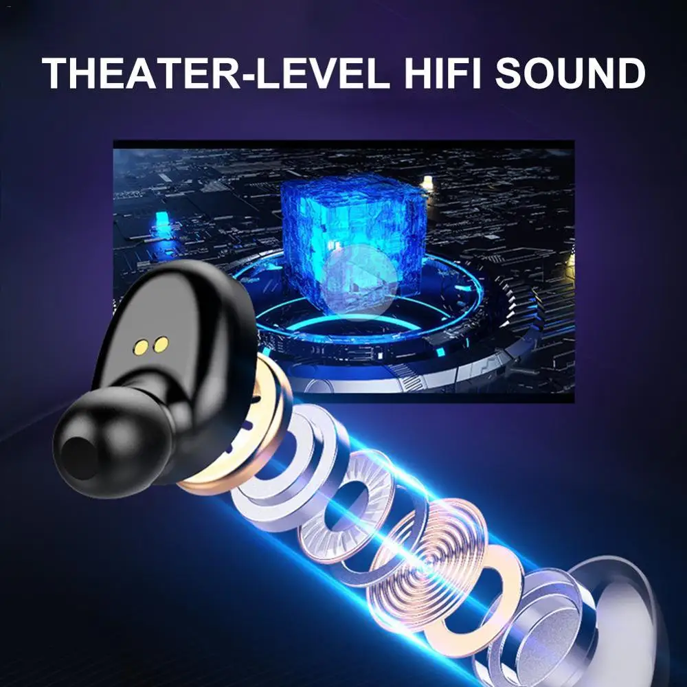 MLHJ TWS Wireless Headphones Bluetooth 5 0 Headphones Noise Canceling Earbuds Audifonos Bluetooth Inalambrico Auriculares