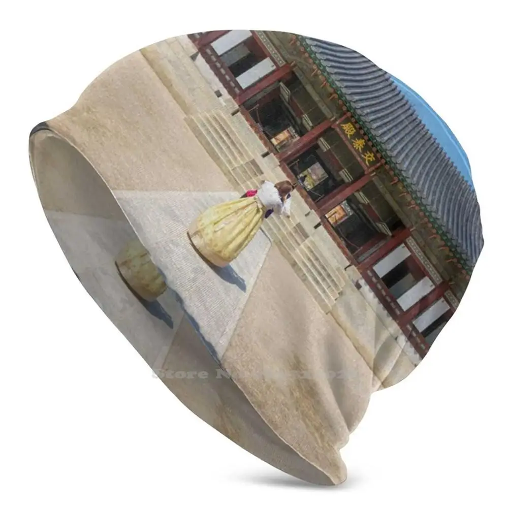Gyeongbokgung Сеул Южная Корея унисекс для мужчин и женщин тонкая Повседневная шапочка