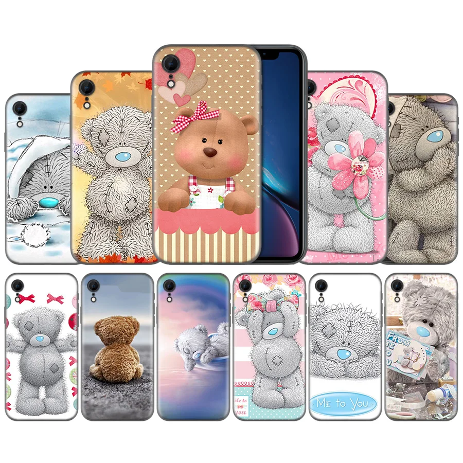 

Tatty Teddy Bear Me To You Pattern Ultra-thin Soft Case Cover for iPhone X XS XR XS 11 11Pro Max 7 8 6 6S 5 5S 5C SE Plus Case