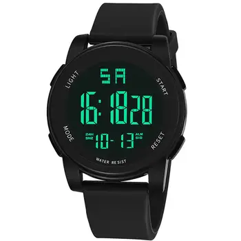 

Sports Mens Watches Digital Alarm 5.6cm Chronograph Luminous Date LED Digital Outdoor Multifunction Watches Digital Watch