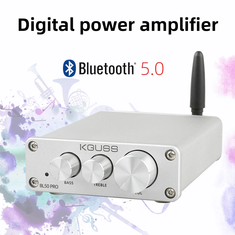 2020 Nobsound Mini BL50PRO Bluetooth 5,0 HiFi усилитель мощности стерео домашний аудио цифровой усилитель звука с высокими басами|Усилители мощности| | АлиЭкспресс