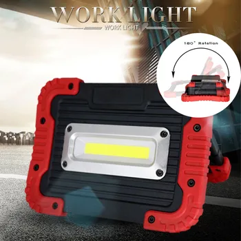 

Usb Charging Led Searchlight Rechargeable Super Bright Led Work Light Spotlight for Outdoor Camping Emergency Flashlight