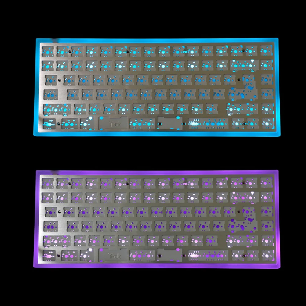 84 Bface Pcb Plate 75% Diy Type-c Rgb Mechanical Keyboard Kits With  Transparent Satelliters Acrylic Shell Positioning Plate - Keyboards -  AliExpress