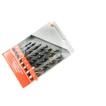 

8PCS/Case 3MM 4MM 5MM 6MM 7MM 8MM 9MM 10MM Tri-point Drill Bit Set Woodworking Drill Set