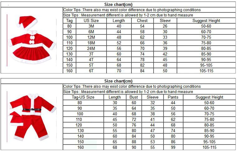 Рождественский костюм Санта Клауса для малышей; одежда для костюмированной вечеринки для маленьких мальчиков; красное платье с длинными рукавами для маленьких девочек; милое зимнее платье для малышей