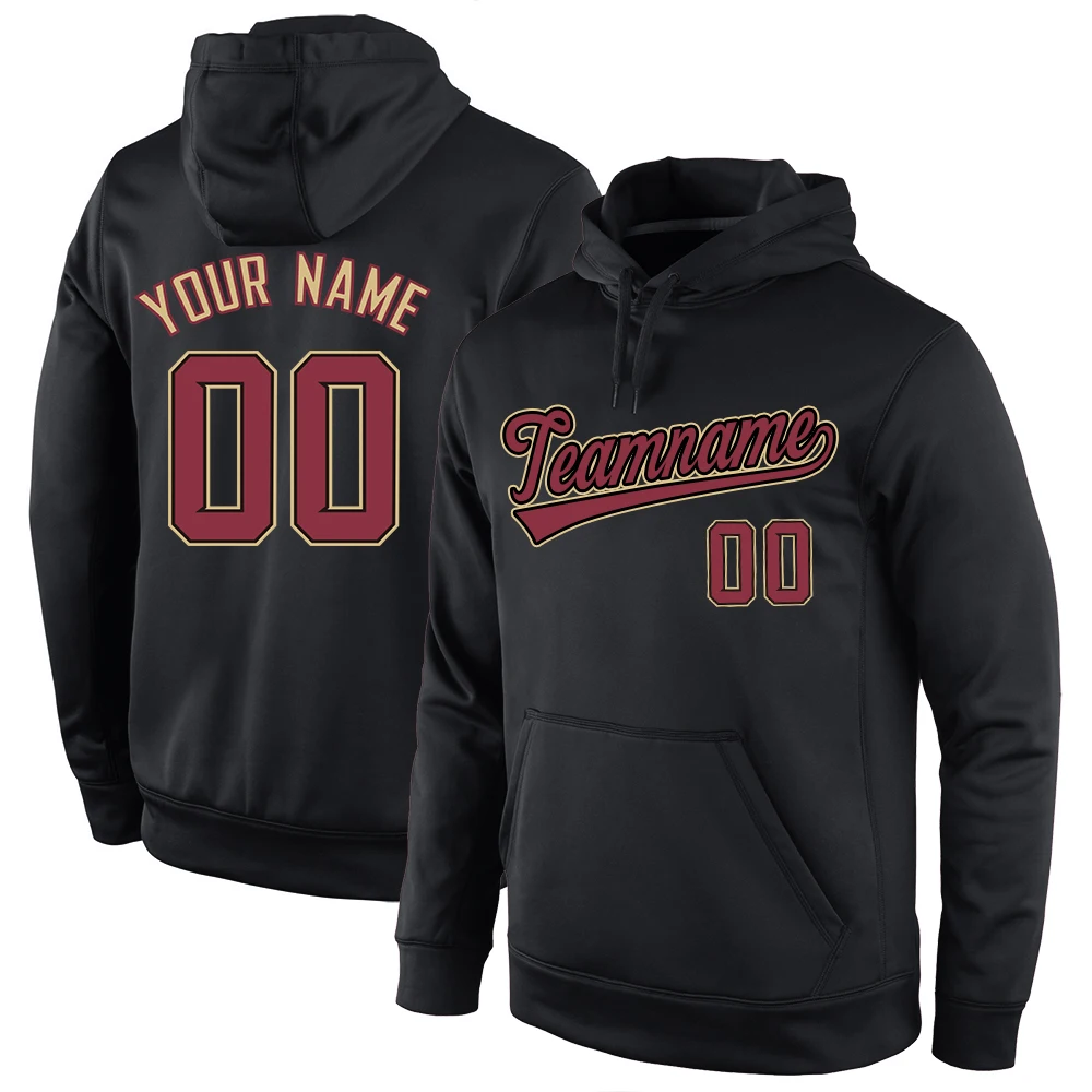 Hoodies for Men Youth Design Print Your Own Sweatshirts Shirt Personalized Pullover Team Name & Number