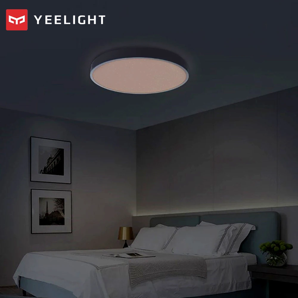 

YLXD37YL 220V 24W Smart APP Control LED Ceiling Light Sunrise Wakeup Lights Adjustable Brightness Daylight Algorithm lamp