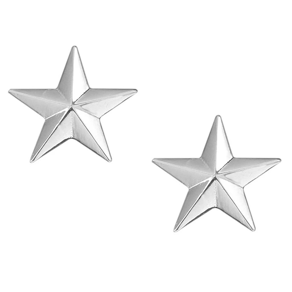 Fashionable Star Brooch Pins Badge Suit Cloth Clip Shirt Lapel Pin Collor Pin Fashion Jewelry Alloy Brooches Gold silver color